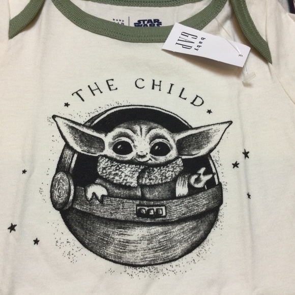 Gap Boys 3 6 18 24 month Yoda Shirt & Camouflage Pants. NWT - Picture 7 of 8